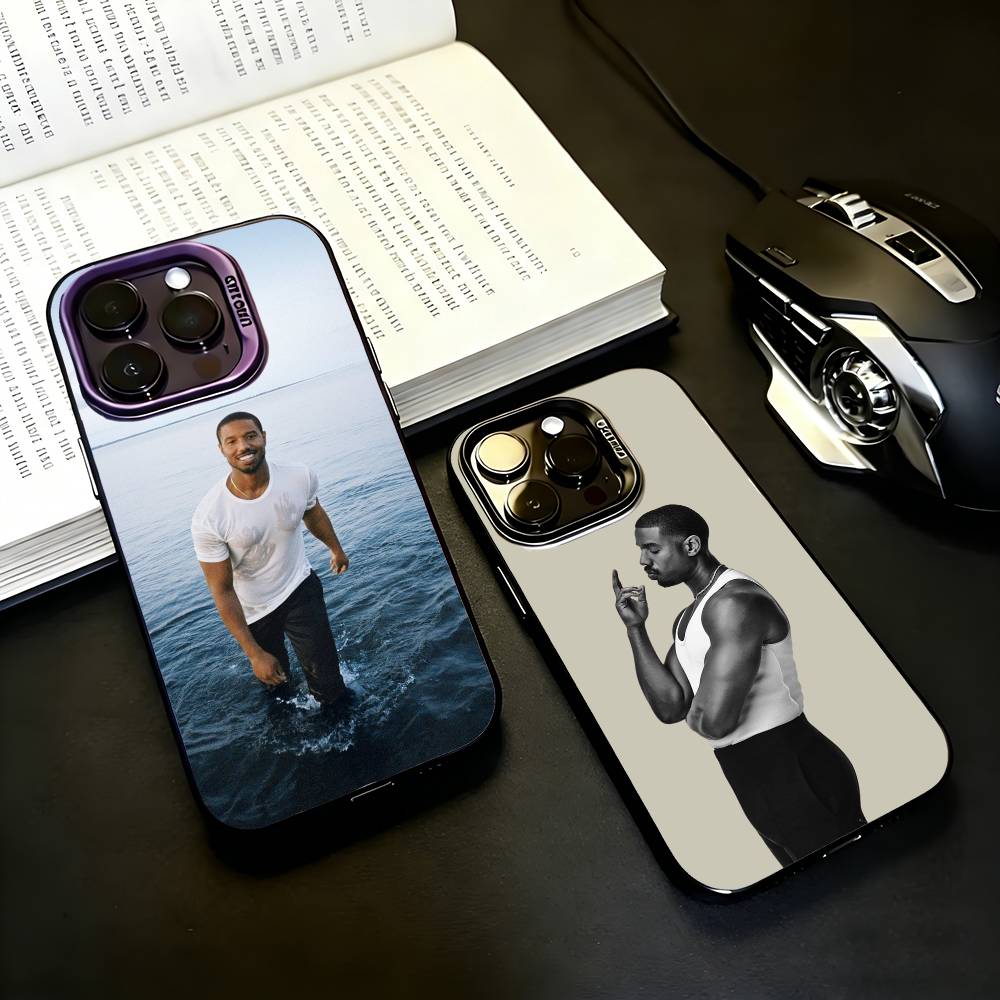 Phone Cases Jordan - M-Michael B. Jordan Black Candy Silber