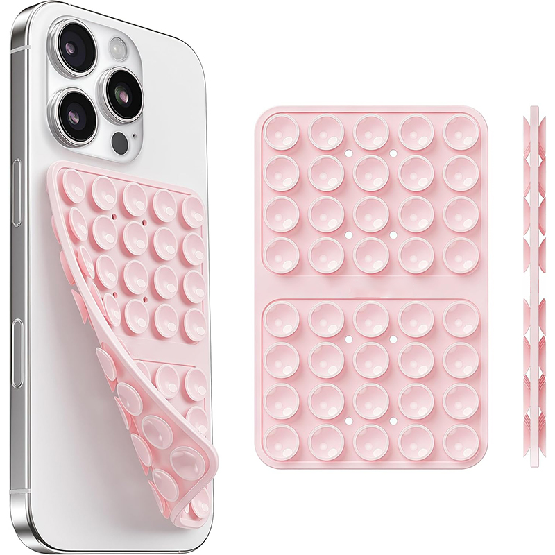 Phone Cases Video - Silikon-Handyhalterung mit doppelseitigem Saugnapf, Handygriff mit