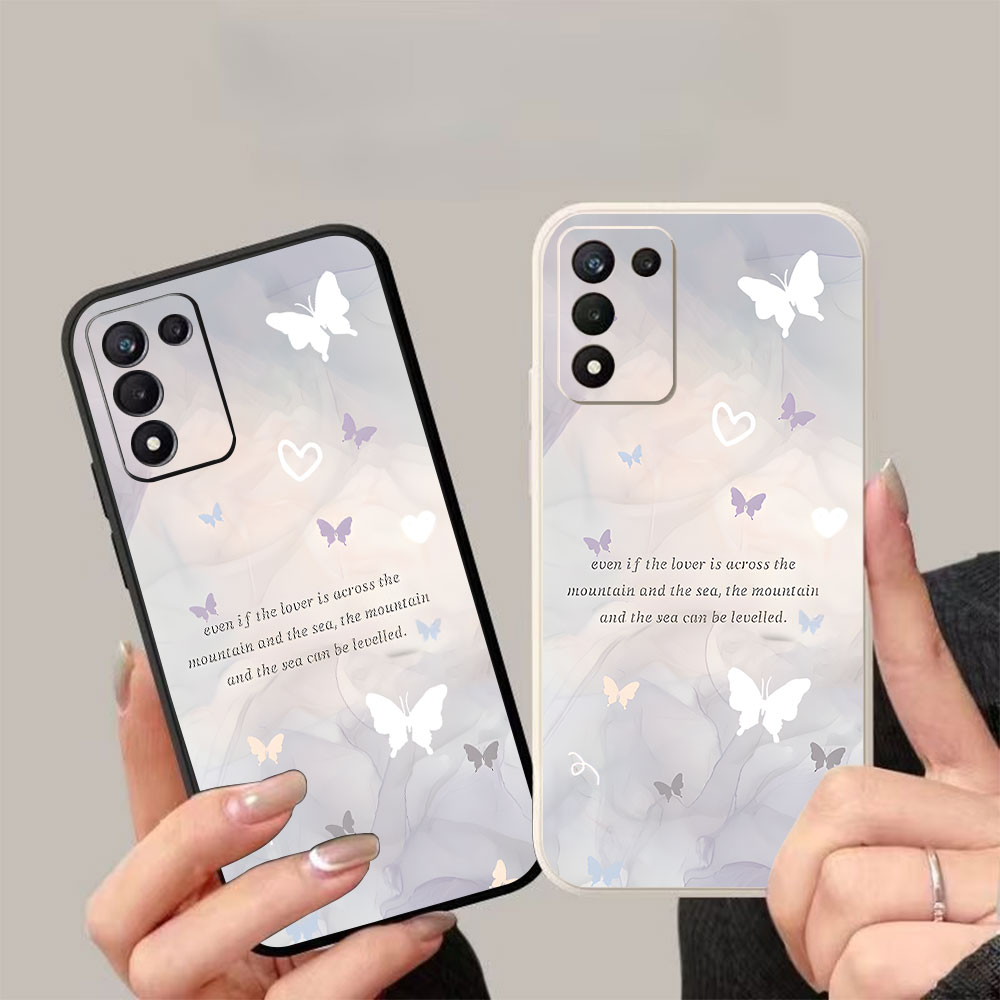 Phone Cases For Samsung S21 5G - Minimalistische Schmetterling-Silikon-Handyhülle für Samsung Galaxy S26