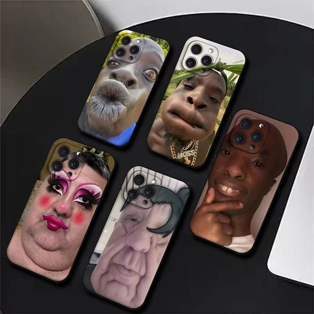 Phone Cases Ugly - Lustige Handyhülle mit Hässlichem Mann-Motiv für