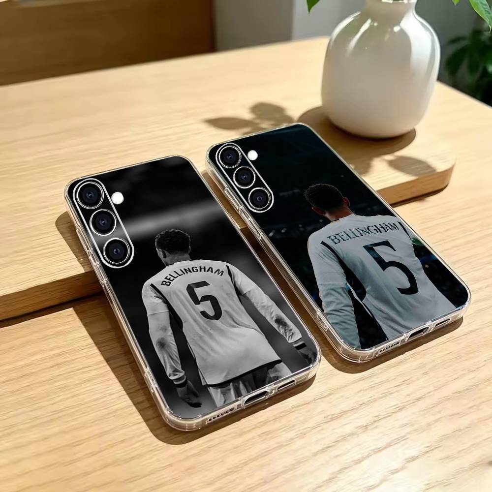 Phone Cases Jersey - B-Bellingham N-No.5 Fußballtrikot-Handyhülle für transparente, weiche