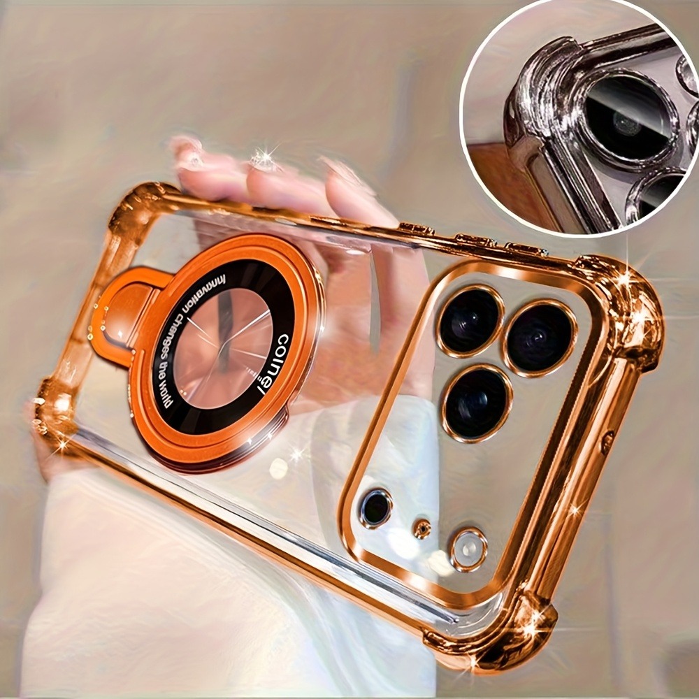 Luxury Plating Case - Luxuriöse Transparente Galvanisierte Handyhülle für iPhone