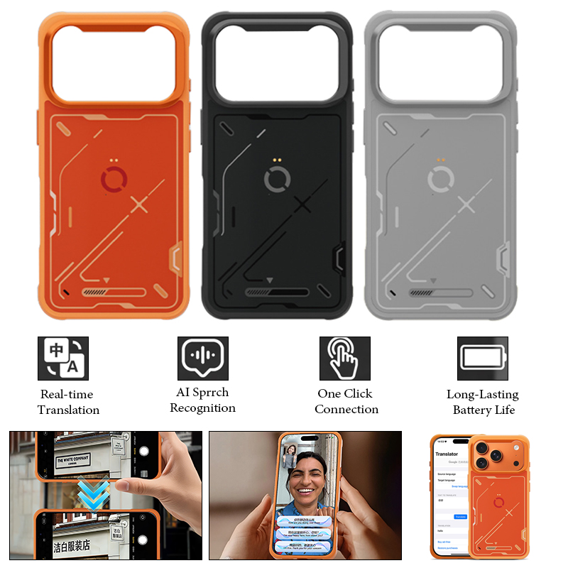 Phone Cases Video - Smartphone-Hülle für iPhone mit Video-/Sprachanruf-Übersetzung, Telefonschutz,