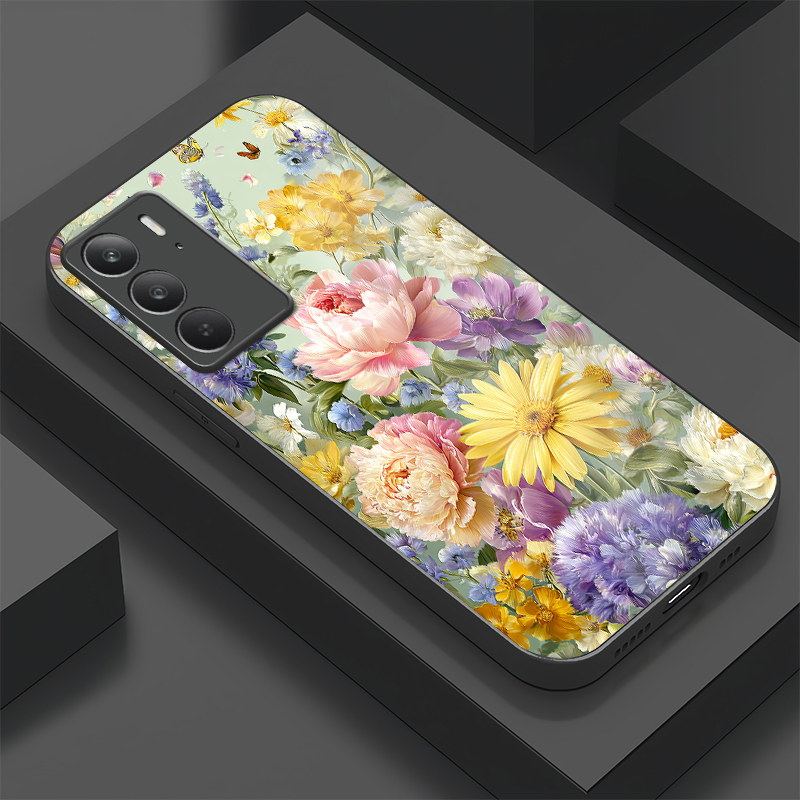 Phone Cases Realme - Gehärtetem Glas Telefon Fall Für OPPO