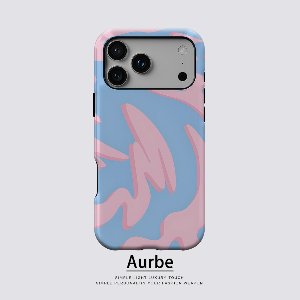 Phone Cases For Iphone 13 - Rosa-blaue Tarnfarben-Magnet-Handyhülle für iPhone 18 17