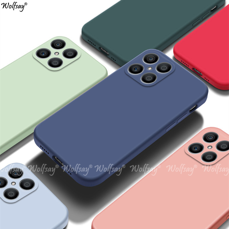 Phone Cases On Sale - Für Honor X8 Fall Flüssigkeit Silikon