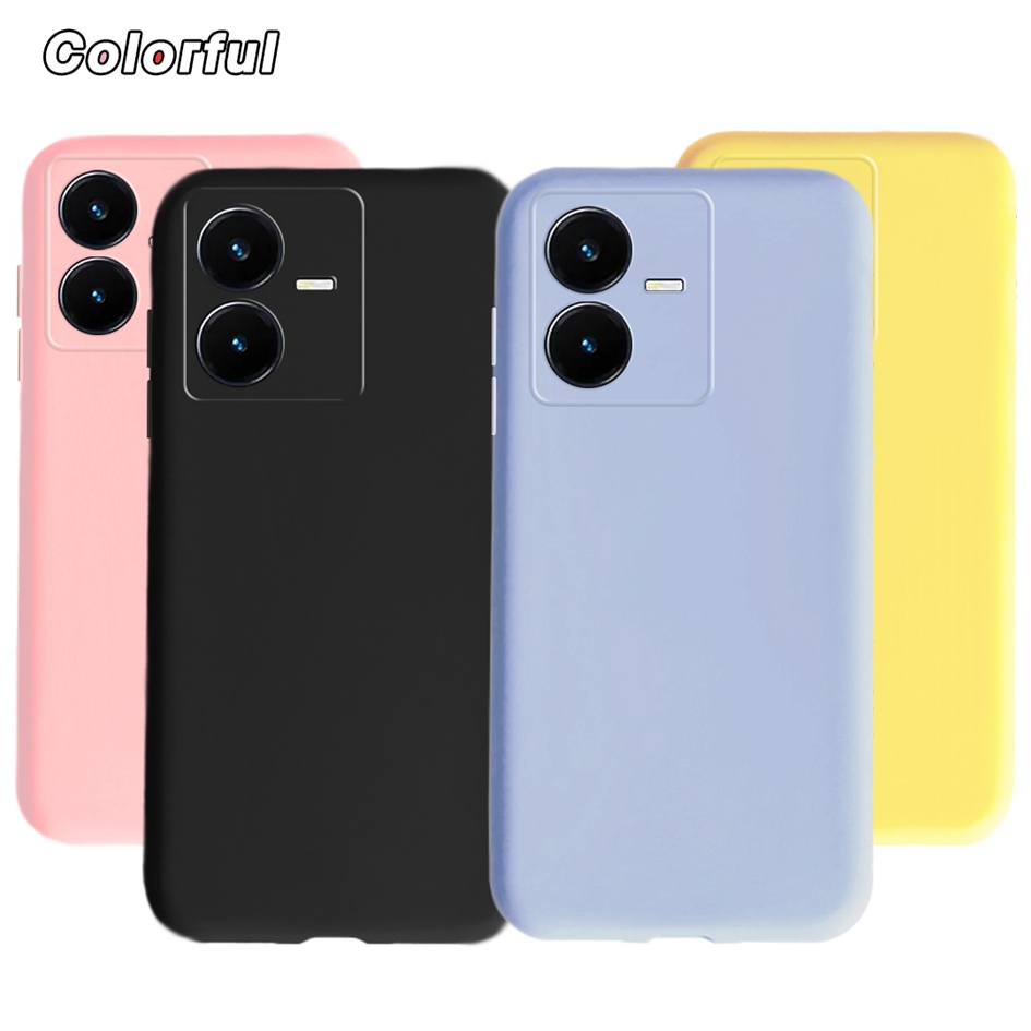 Phone Cases On Sale - Candy Farbe Fall Für Vivo Y22s