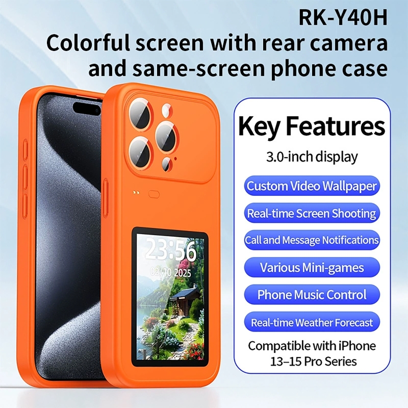 Phone Cases Video - Dynamische Handyhülle, Fotoübertragung, Videowiedergabe, Touchscreen, Multifunktionale