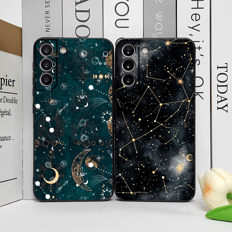 Phone Cases Realme - Mystische Sternenhimmel- und Mondmuster-Handyhülle für OPPO