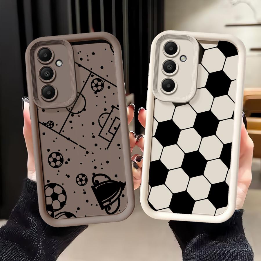Phone Cases Jersey - Fußballfeld-Ballmuster Handyhülle für Samsung Galaxy A57