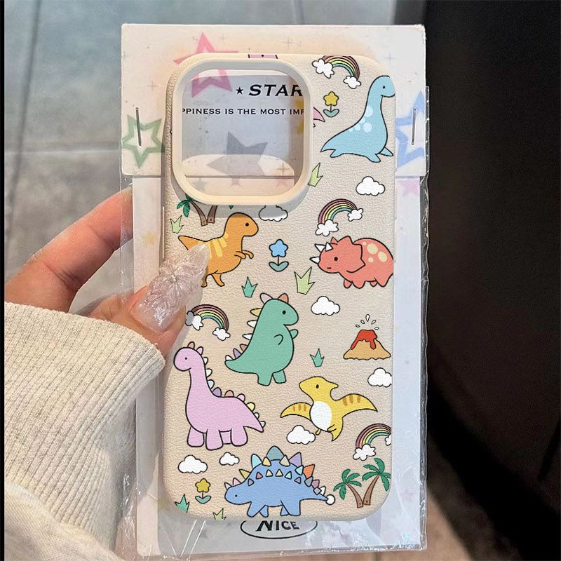 Phone Cases For Samsung S21 5G - Mehrfarbige Kleine Dinosaurier Handyhülle für Samsung