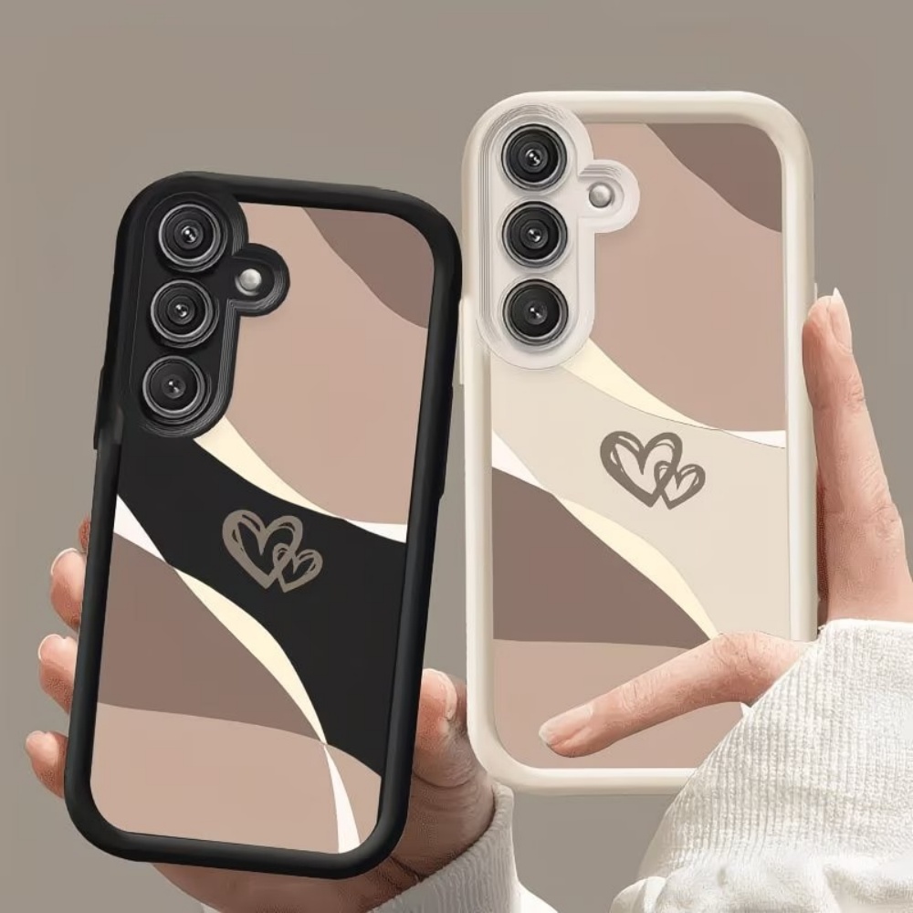 Phone Cases For Samsung S21 5G - Schöne Herzförmige Stoßfeste Weiche TPU Handyhülle