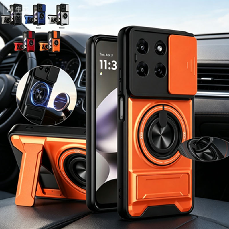 Phone Cases Moto G - Eingebaute magnetische Autohalterung für Motorola Moto