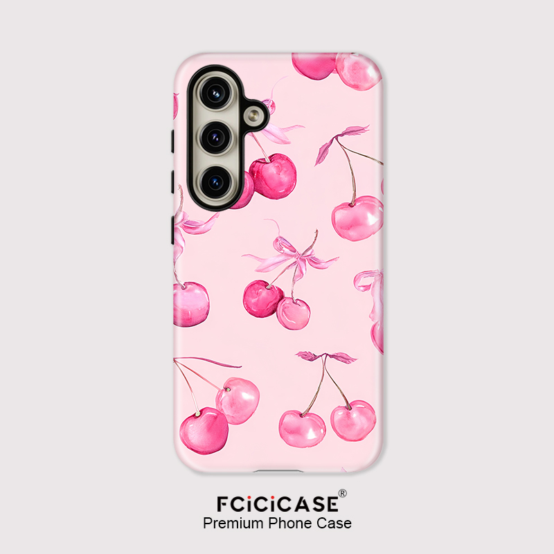 Phone Cases Cherry - Fcicicase Kirsche Muster Handyhülle für Samsung