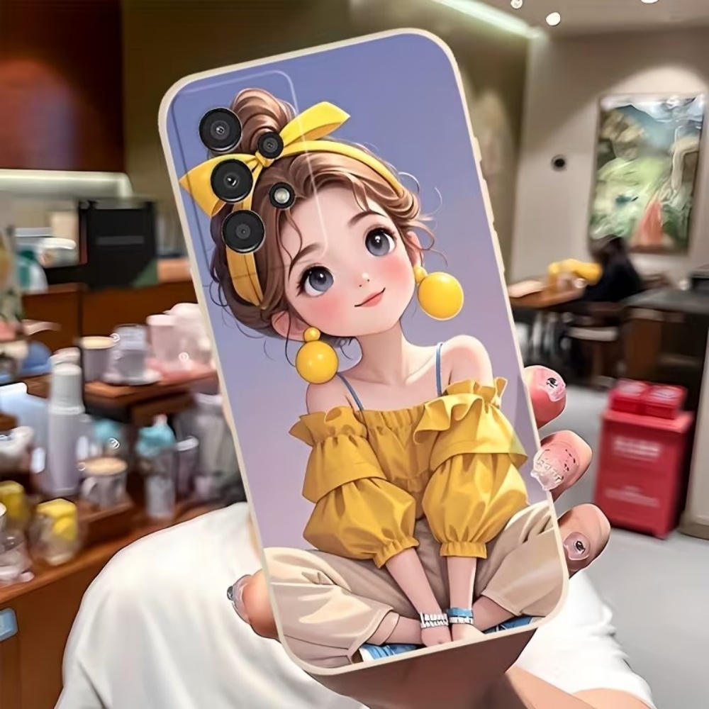 Phone Cases For Samsung S21 5G - Niedliches Cartoon-Mädchen-Muster Design Handyhülle für Samsung