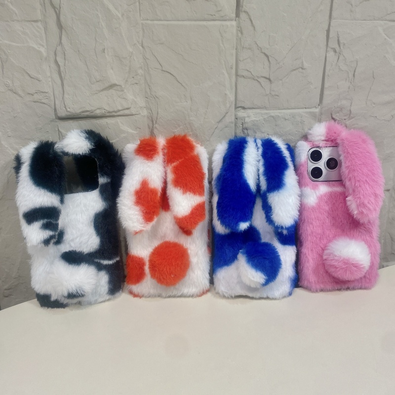 Phone Cases For Iphone 13 - Niedliche Hasen-Design Flauschige Handyhüllen für iPhone