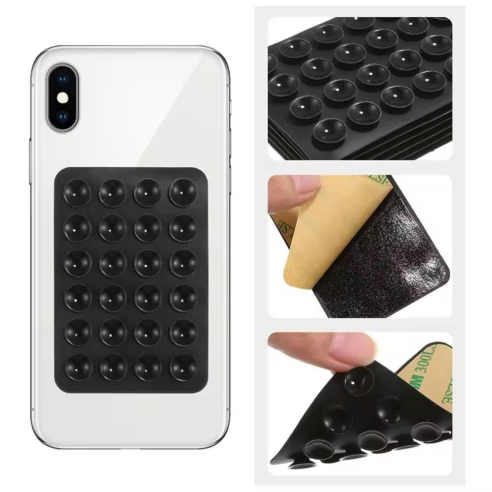 Phone Cases Video - Silikon-Saugnapf-Handyhalterung, Silikon-Handyhülle, Halterung in Bonbonfarben für