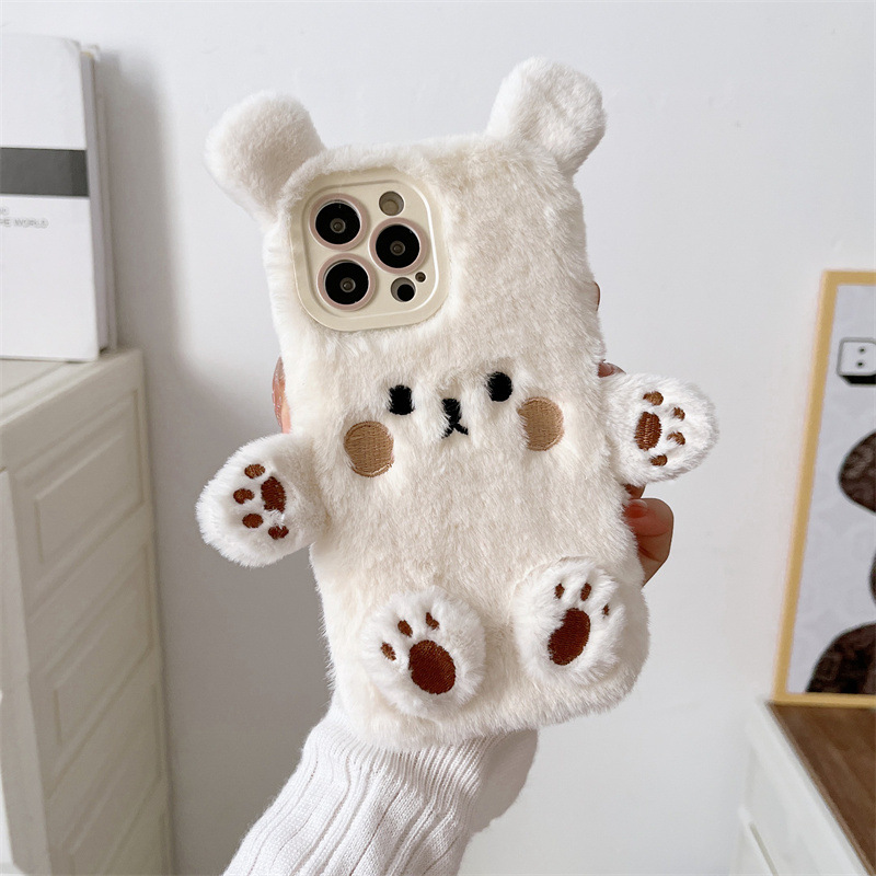Koreanische 3D Cartoon Bär Fla – Phone Cases For Iphone 13 Bewertung und Preis