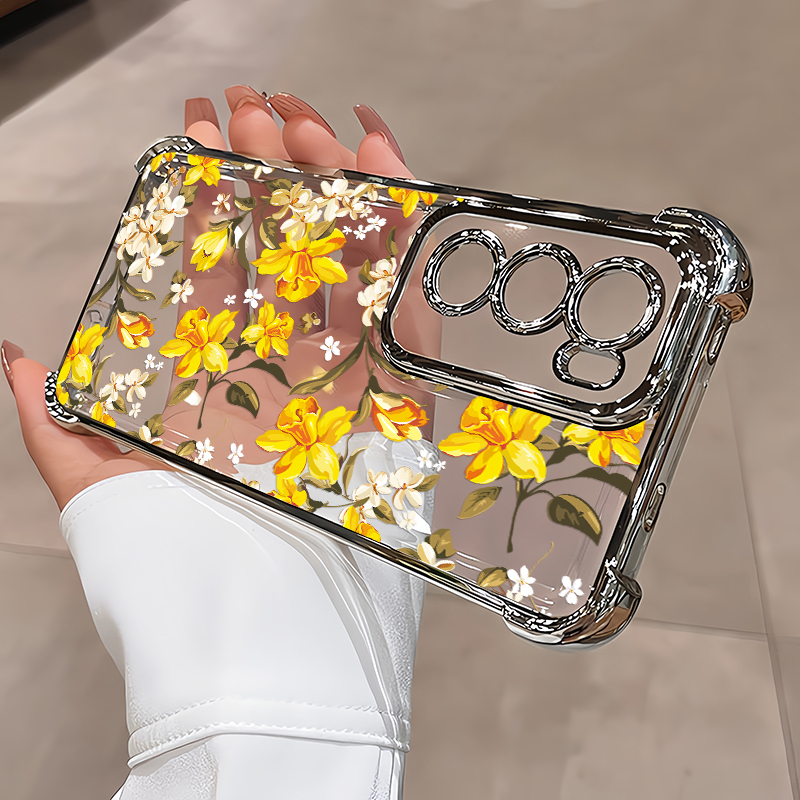 Handyhülle mit Blumenmotiv für – Luxury Plating Case Bewertung und Preis