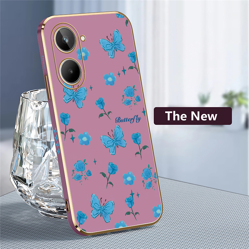 Blumen-Schmetterlings-Print-Ha – Phone Cases Realme Bewertung und Preis