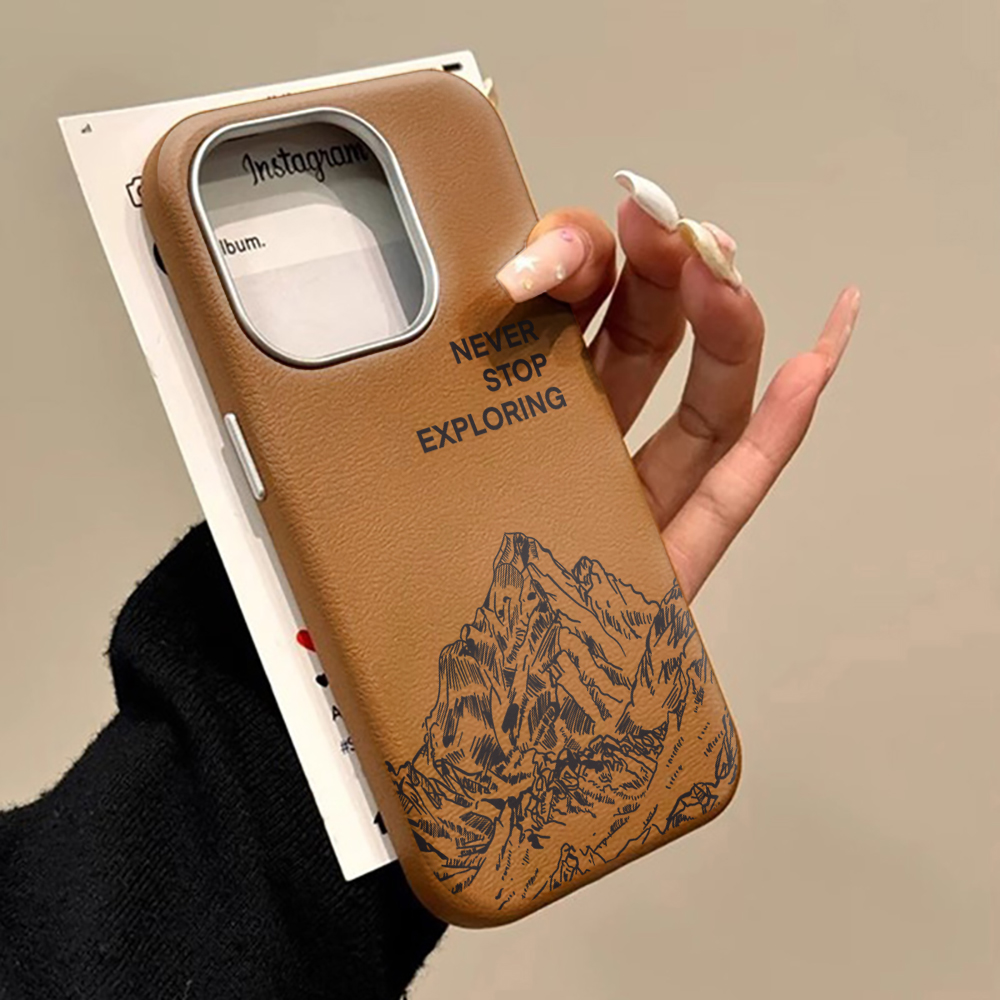 Luxuriöse Mountain Simple Hüll – Phone Cases For Samsung S21 5G Bewertung und Preis