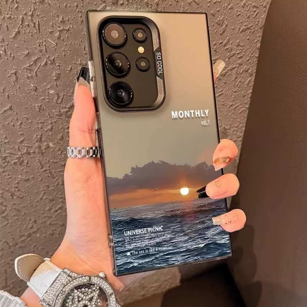 Sonnenuntergang-Thema am Meer  – Phone Cases For Samsung S21 5G Bewertung und Preis