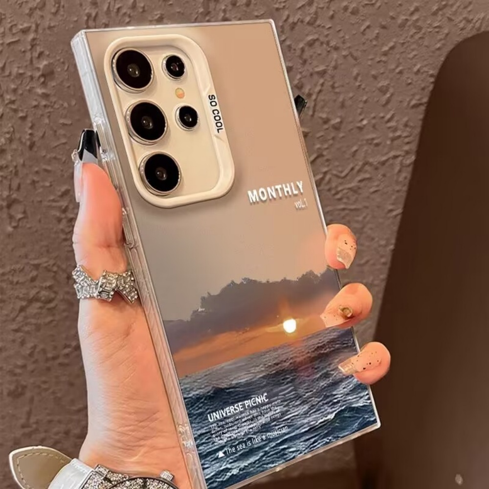 Sonnenuntergang-Thema am Meer  – Phone Cases For Samsung S21 5G Bewertung und Preis