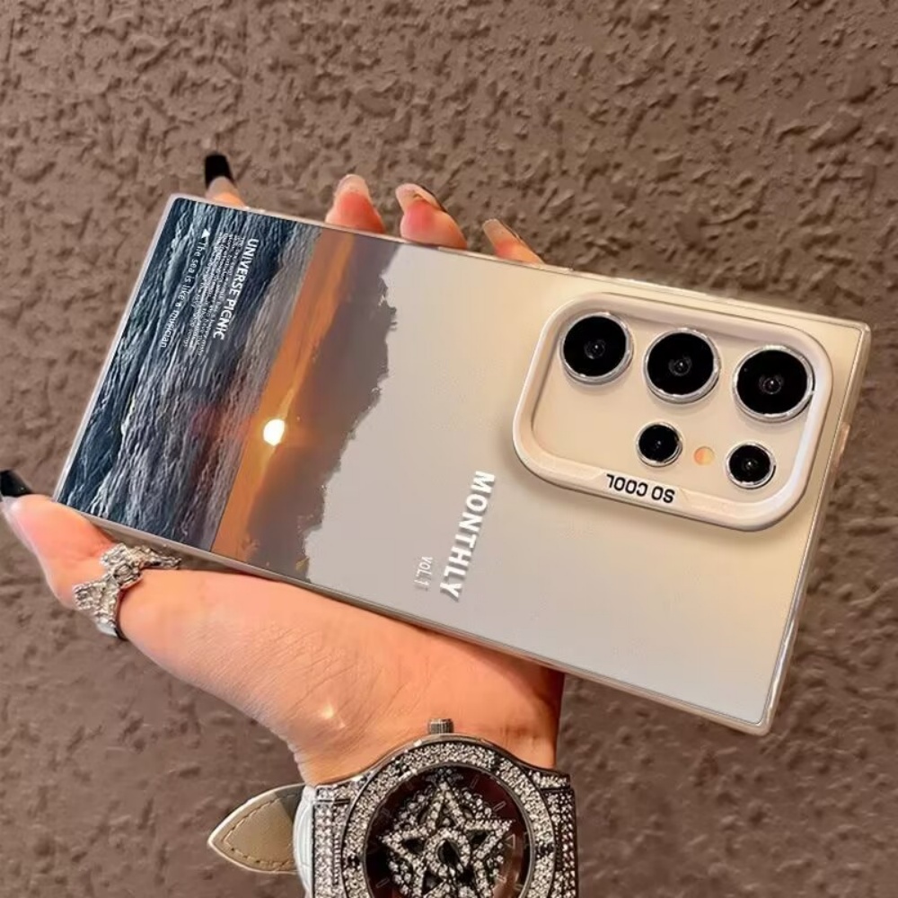 Sonnenuntergang-Thema am Meer  – Phone Cases For Samsung S21 5G Bewertung und Preis