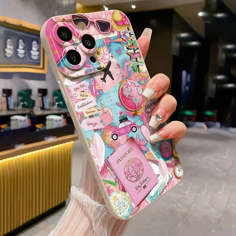 Reise-Flugzeug-Design Mattiert – Phone Cases For Iphone 13 Bewertung und Preis