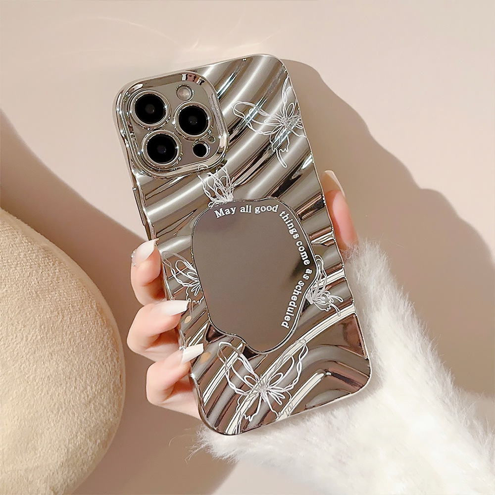 Luxuriöse Silberne Wellenförmi – Luxury Plating Case Bewertung und Preis