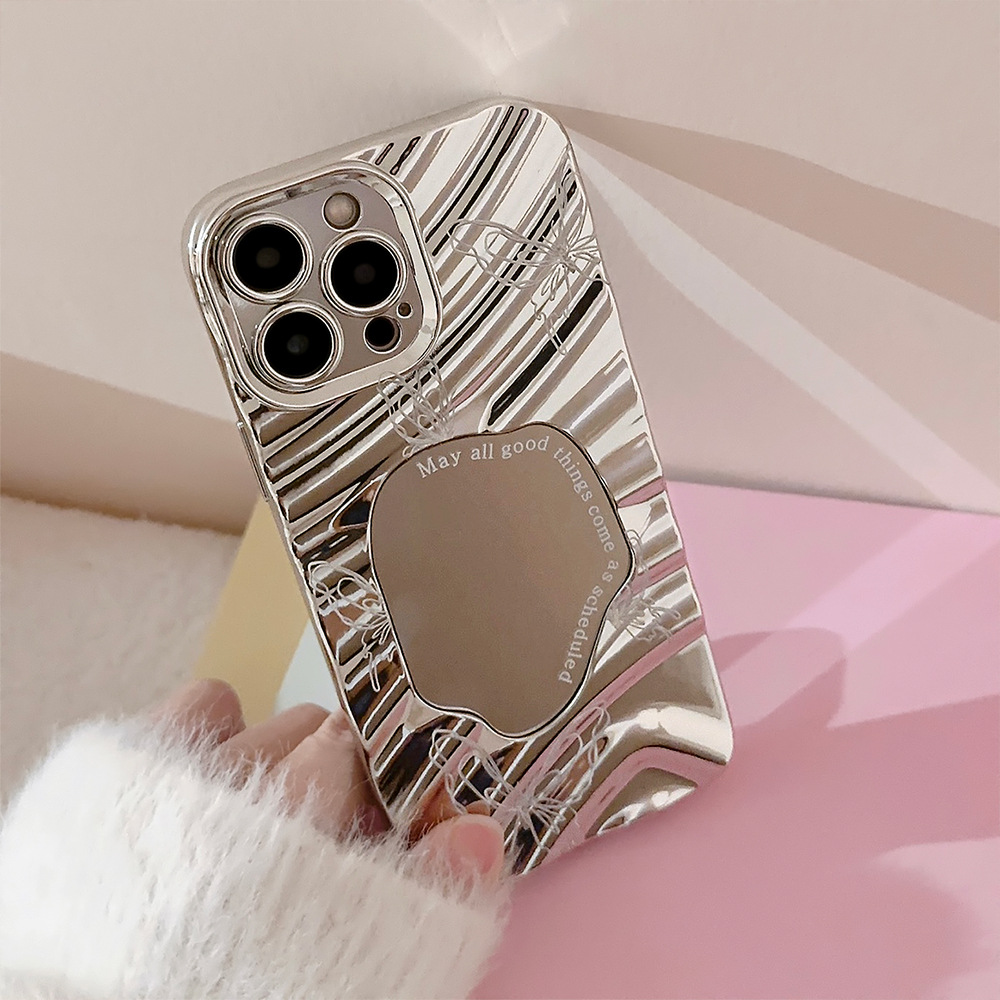 Luxuriöse Silberne Wellenförmi – Luxury Plating Case Bewertung und Preis