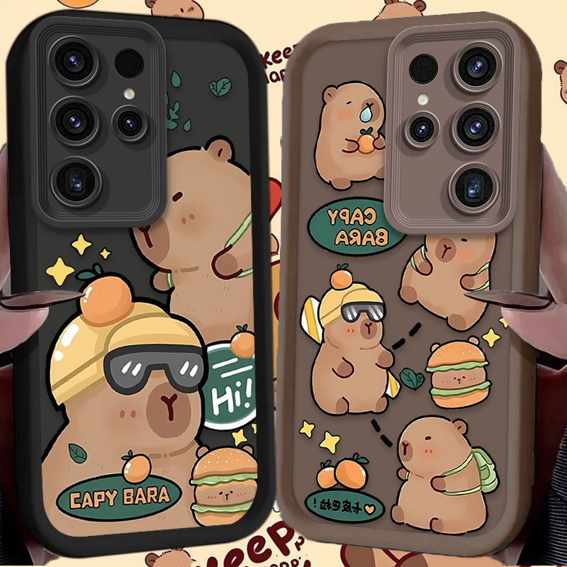 Niedliche Hamburger-Capybara W – Phone Cases For Samsung S21 5G Bewertung und Preis