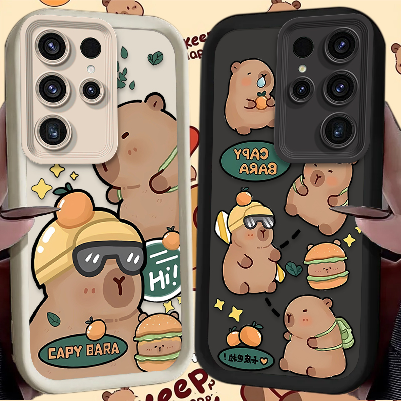 Niedliche Hamburger-Capybara W – Phone Cases For Samsung S21 5G Bewertung und Preis