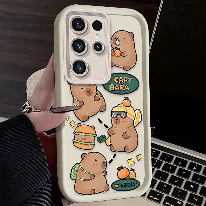 Niedliche Hamburger-Capybara W – Phone Cases For Samsung S21 5G Bewertung und Preis