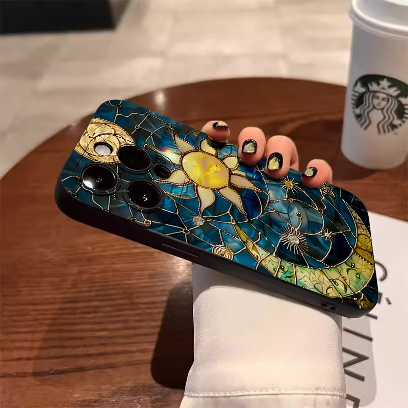 Ästhetische Sonne-Mond-Print H – Phone Cases For Samsung S21 5G Bewertung und Preis