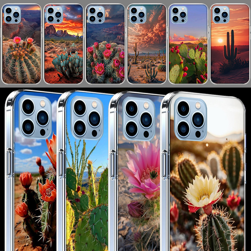 Szenische Wüste mit Kakteen Ha – Phone Cases Com Bewertung und Preis