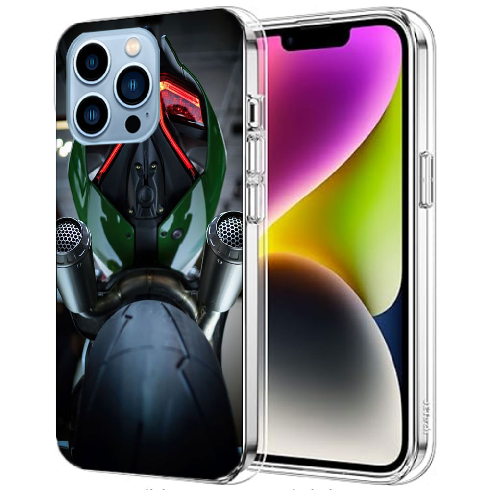 Motorrad-Hinterrad-Auspuff-Des – Phone Cases Com Bewertung und Preis