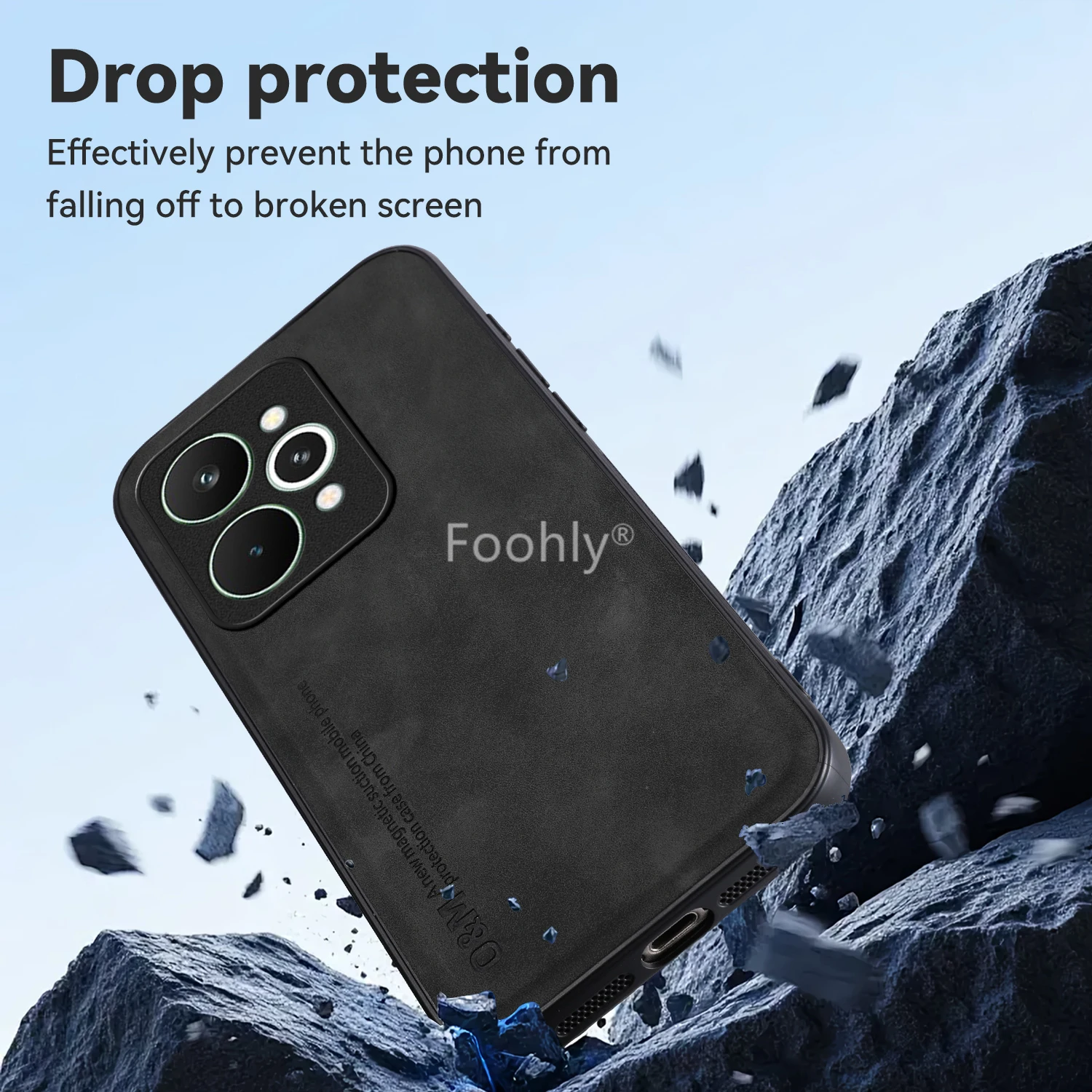 Nubukleder Magnetische Hülle f – Phone Cases Realme Bewertung und Preis