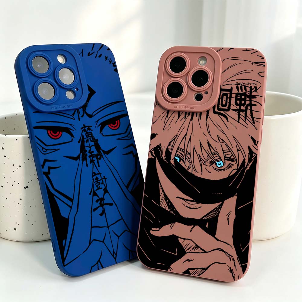 Anime Jujutsu Kaisen Coole Sil – Phone Cases For Iphone 13 Bewertung und Preis