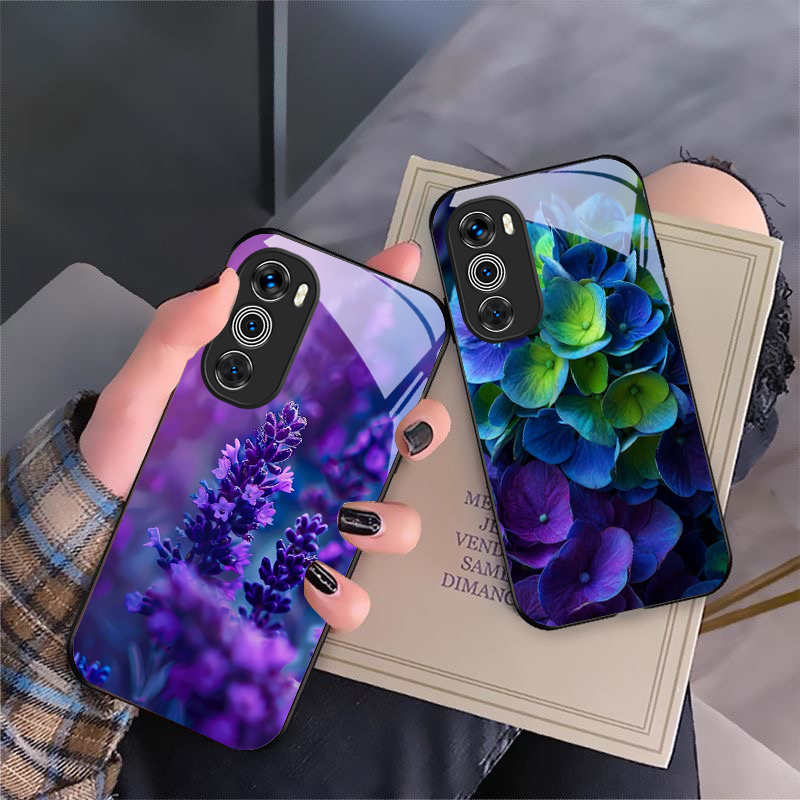 Lila Tulpenmuster für Motorola – Phone Cases Moto G Bewertung und Preis
