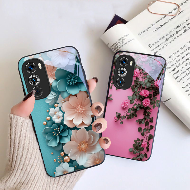 Lila Tulpenmuster für Motorola – Phone Cases Moto G Bewertung und Preis