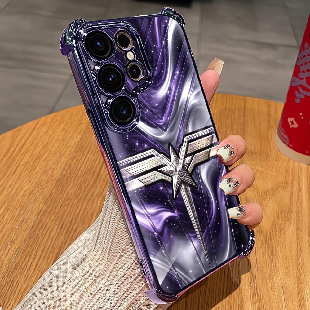 Lila Kosmisches Sternenmuster  – Phone Cases Quad Lock Bewertung und Preis
