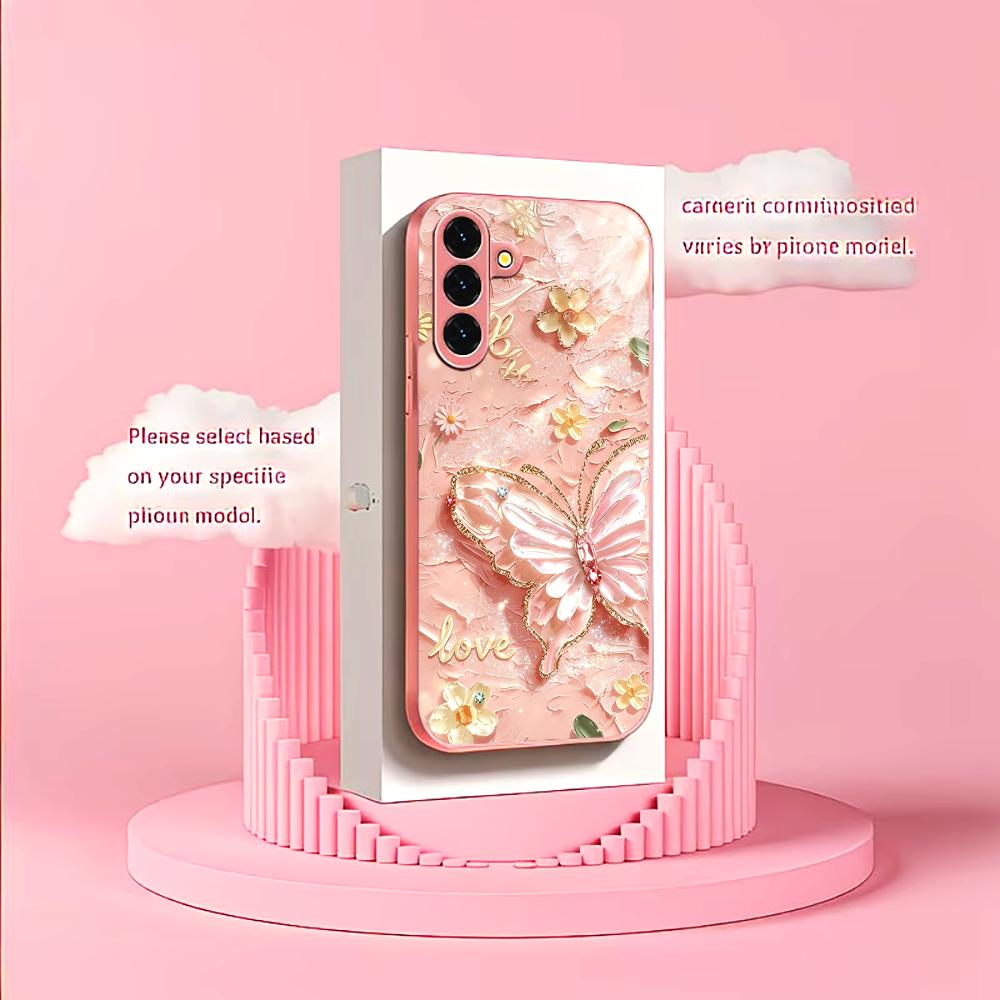 Rosa Glitzer-Schmetterling Mod – Phone Cases Quad Lock Bewertung und Preis